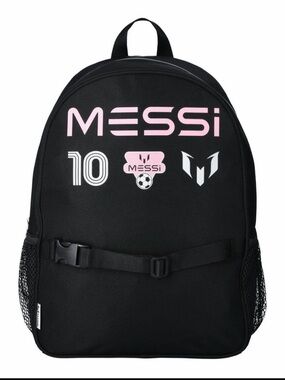 Messi 16” Black & Pink Soccer Backpack